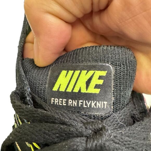 Nike Free RN Flyknit‎ 2017 Women's Running Shoes Black Multi Color Size 8 - Picture 10 of 11